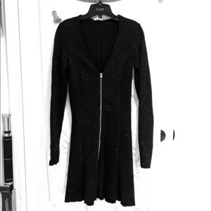 ARITZIA Wilfred LAVANDE Zip Front Skater Dress M